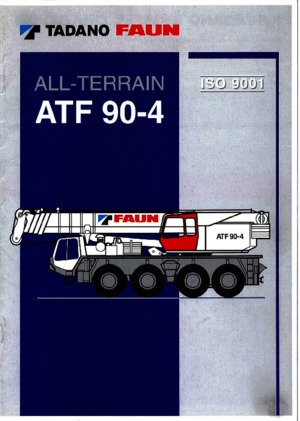 всюдихідні крани Tadano ATF 90-4 (8x8x8)