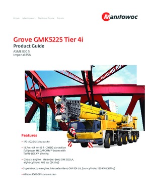 всюдихідні крани Grove GMK5225