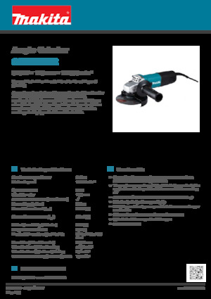 Кутові шліфувальні машини Makita 9558HNR