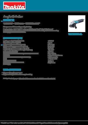 Кутові шліфувальні машини Makita 9561CR