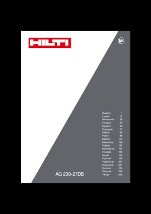 Кутові шліфувальні машини Hilti AG 230-27DB