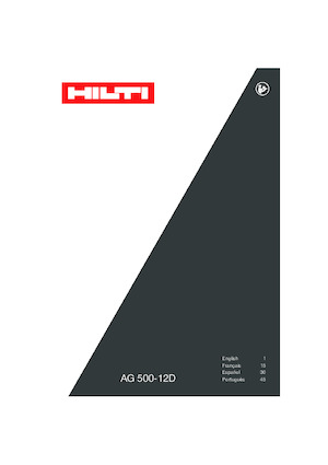 Кутові шліфувальні машини Hilti AG 500-12D 