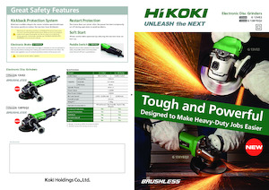 Кутові шліфувальні машини HiKOKI G13BYEQ2