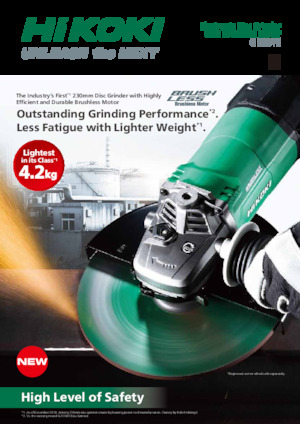 Кутові шліфувальні машини HiKOKI G23BYE
