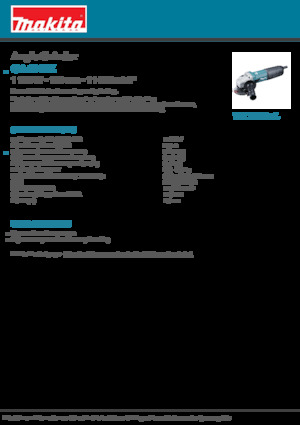 Кутові шліфувальні машини Makita GA4040Z