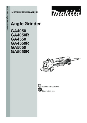 Кутові шліфувальні машини Makita GA4550R