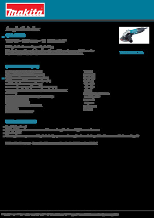 Кутові шліфувальні машини Makita GA4530