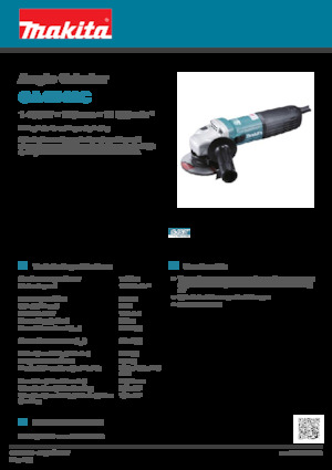 Кутові шліфувальні машини Makita GA4540C