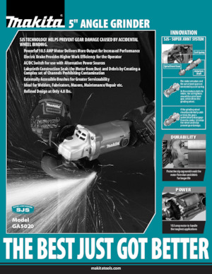 Кутові шліфувальні машини Makita GA5020