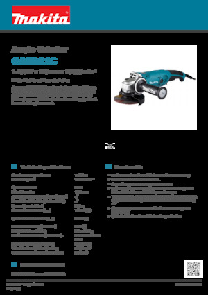 Кутові шліфувальні машини Makita GA5021C