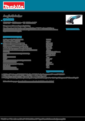 Кутові шліфувальні машини Makita GA5030