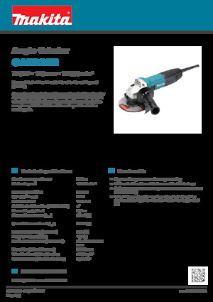 Кутові шліфувальні машини Makita GA5030R