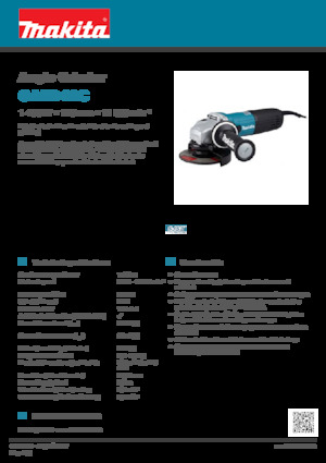 Кутові шліфувальні машини Makita GA5040C