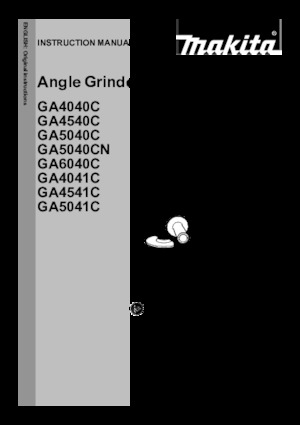 Кутові шліфувальні машини Makita GA5040CN01
