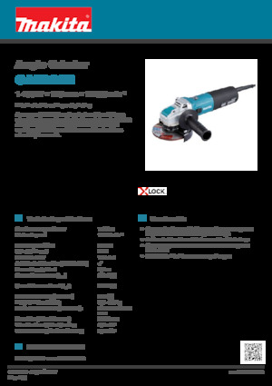 Кутові шліфувальні машини Makita GA5080R