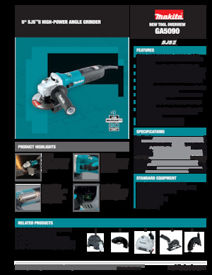 Кутові шліфувальні машини Makita GA5090
