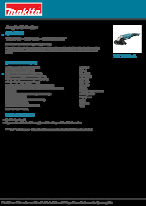 Кутові шліфувальні машини Makita GA6010