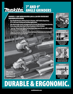 Кутові шліфувальні машини Makita GA9031Y