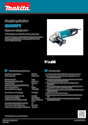 Кутові шліфувальні машини Makita GA9071