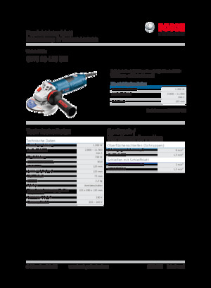 Кутові шліфувальні машини Bosch GWS 13-125 CIE