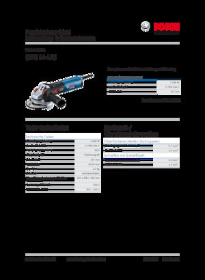 Кутові шліфувальні машини Bosch GWS 14-125