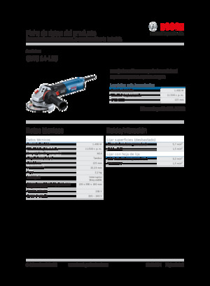 Кутові шліфувальні машини Bosch GWS 14-125