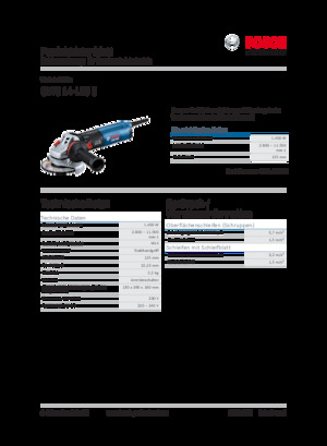 Кутові шліфувальні машини Bosch GWS 14-125 S
