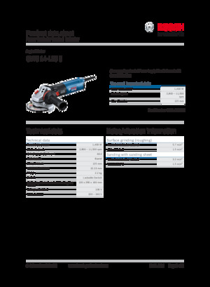 Кутові шліфувальні машини Bosch GWS 14-125 S