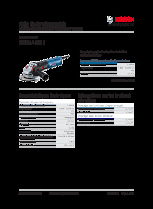 Кутові шліфувальні машини Bosch GWS 14-125 S