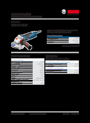 Кутові шліфувальні машини Bosch GWS 17-125 CI