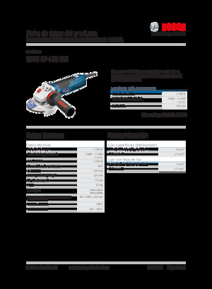 Кутові шліфувальні машини Bosch GWS 17-125 CIE