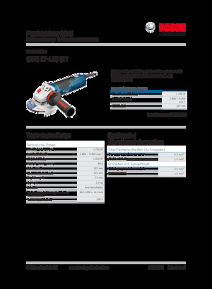 Кутові шліфувальні машини Bosch GWS 17-125 CIT