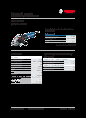 Кутові шліфувальні машини Bosch GWS 17-125 TS