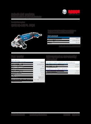 Кутові шліфувальні машини Bosch GWS 18-125 PL INOX
