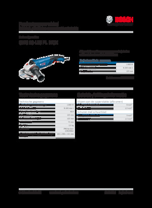 Кутові шліфувальні машини Bosch GWS 18-125 PL INOX