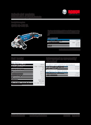 Кутові шліфувальні машини Bosch GWS 18-125 SL