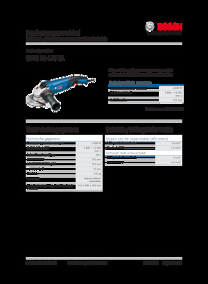 Кутові шліфувальні машини Bosch GWS 18-125 SL