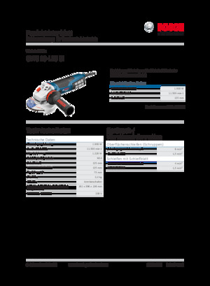 Кутові шліфувальні машини Bosch GWS 19-125 CI