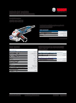 Кутові шліфувальні машини Bosch GWS 19-125 CI