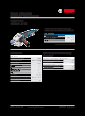 Кутові шліфувальні машини Bosch GWS 19-125 CIE