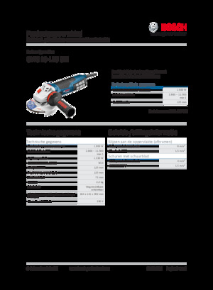 Кутові шліфувальні машини Bosch GWS 19-125 CIE