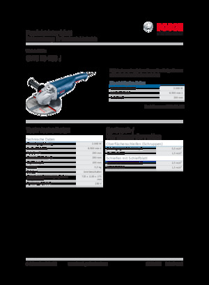 Кутові шліфувальні машини Bosch GWS 20-230 J