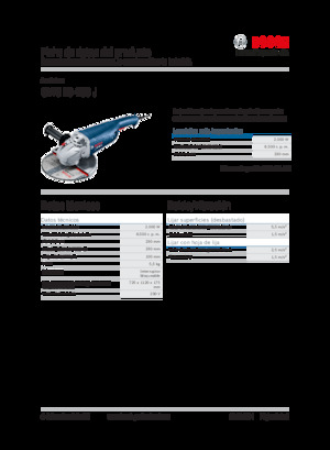 Кутові шліфувальні машини Bosch GWS 20-230 J