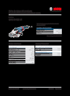 Кутові шліфувальні машини Bosch GWS 22-230 LVI