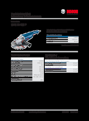 Кутові шліфувальні машини Bosch GWS 22-230 P