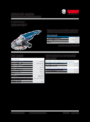 Кутові шліфувальні машини Bosch GWS 22-230 P