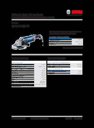 Кутові шліфувальні машини Bosch GWS 24-230 PZ