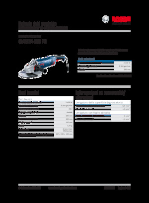 Кутові шліфувальні машини Bosch GWS 24-230 PZ