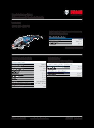 Кутові шліфувальні машини Bosch GWS 30-180 PB