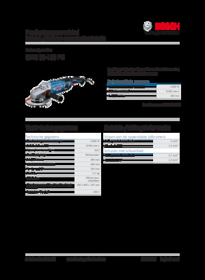 Кутові шліфувальні машини Bosch GWS 30-180 PB